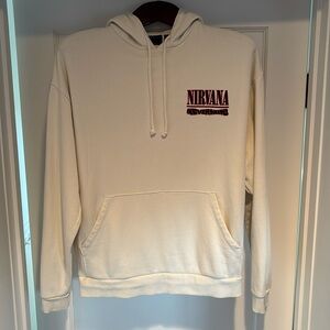 Unisex ASOS Design X Nirvana oversized hoodie with Nirvana Nevermind graphic